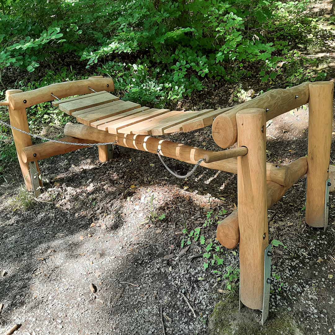 Baumstamm Wald Xylophone | Musikinstrumente für den Waldspielplatz
