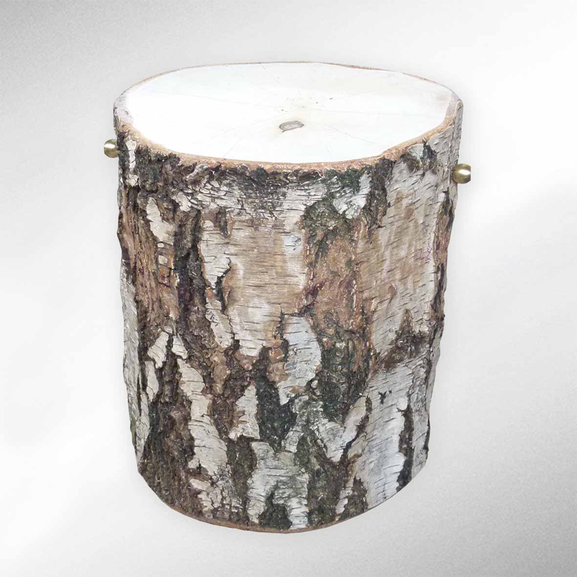 Baumstammurne aus Birkenholz | Tierurne