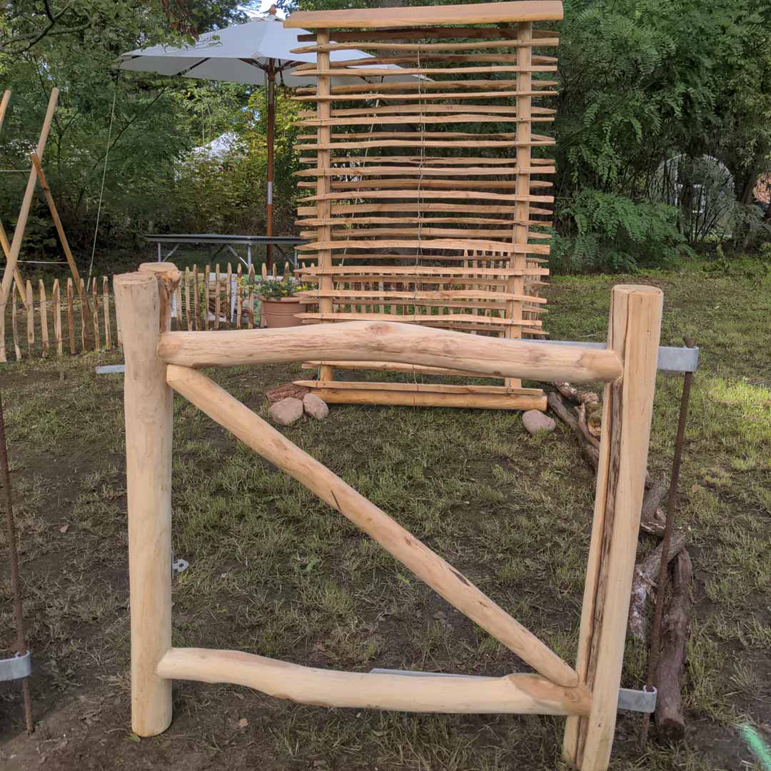 Gartentor Holzrahmen