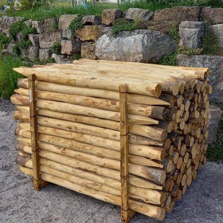 Kastanienholz Pfähle: Vielseitig einsetzbares Holz für robuste Zaunpfähle