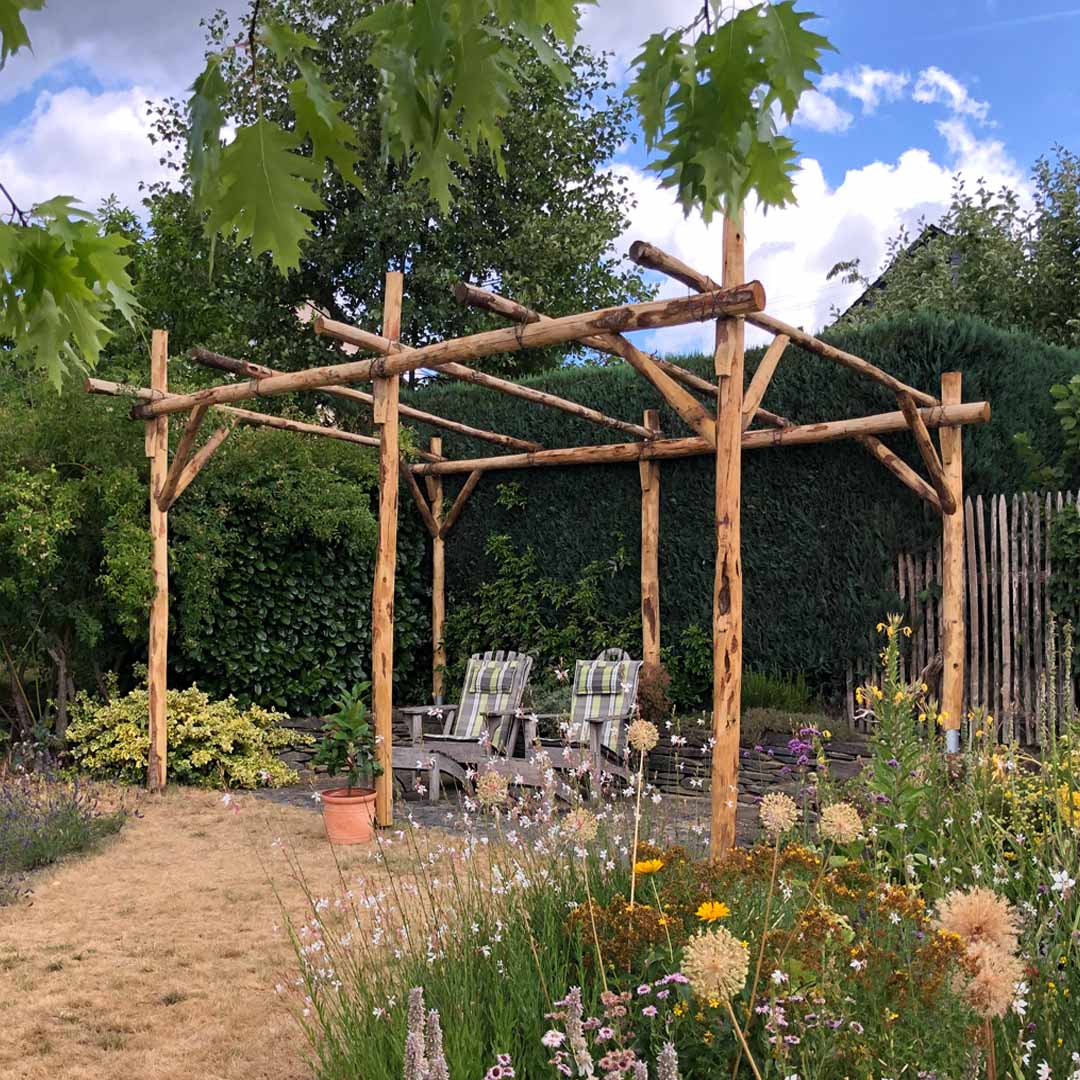 Pergola Robinienholz | Gartenideen