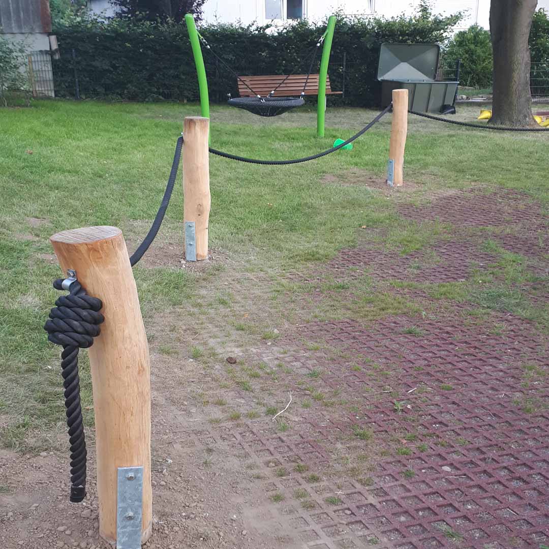 Pfosten Seilzaun | Robuste Zaunpfosten aus Robinie