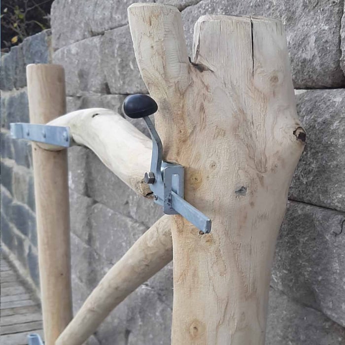 Holz Zauntor: Staketentor Holzrahmen zum selber belegen nach Maßangabe gefertigt 