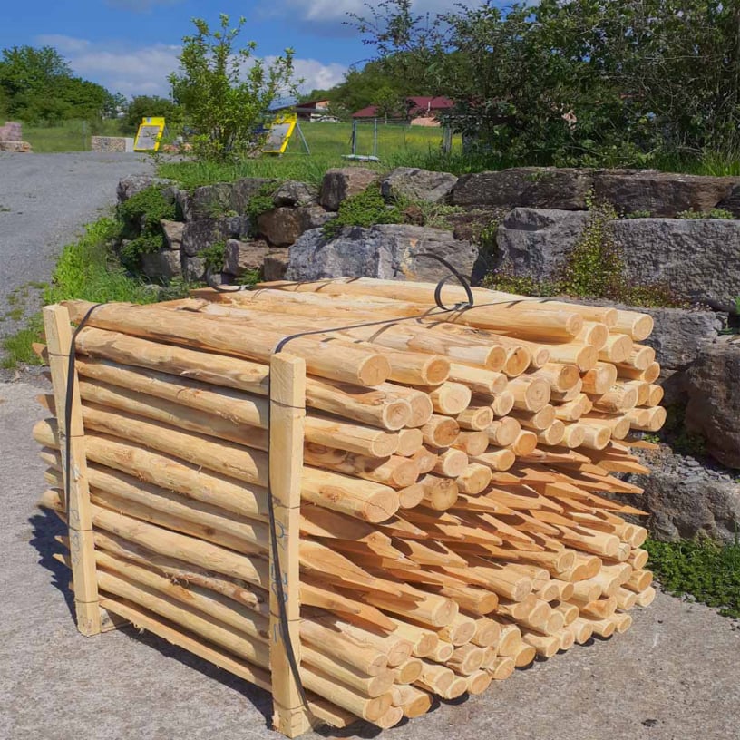 Robinienpfähle: Vielseitig einsetzbares Holz für robuste Zaunpfähle