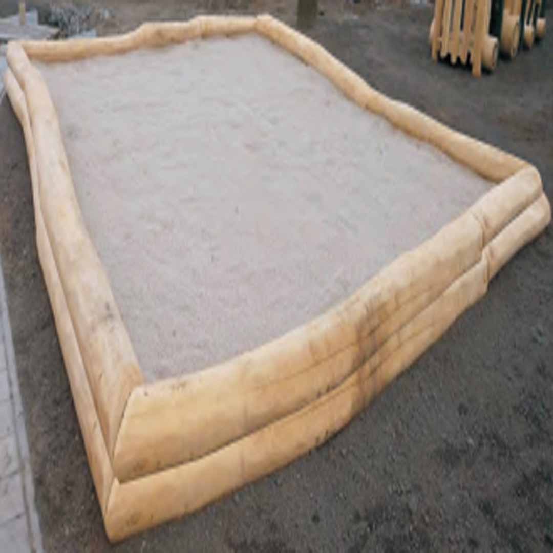 Baumstamm Sandkasten | Sandkasten aus Rundholz | Naturholz Spielgeräte