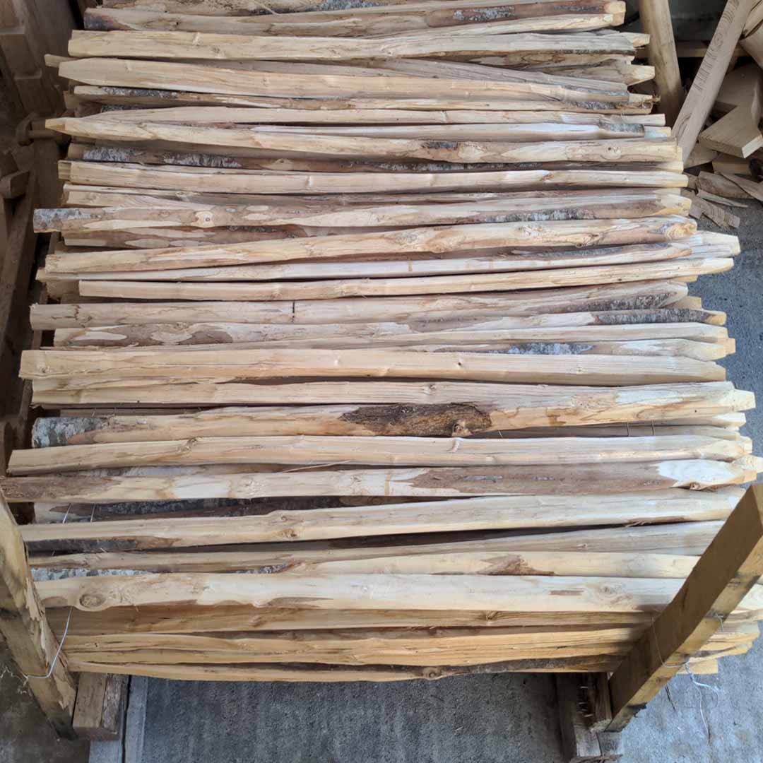 Einzelstaketen Kastanie 120 cm – gespalten