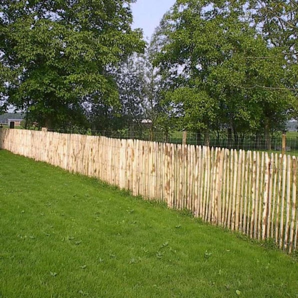 Staketenzaun Kastanie 100 cm hoch | Staketenzäune