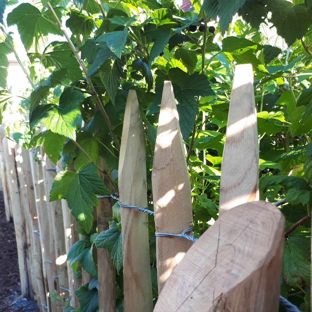 Staketenzaun Kastanie 100 cm hoch | Garten- und Landschaftsbau