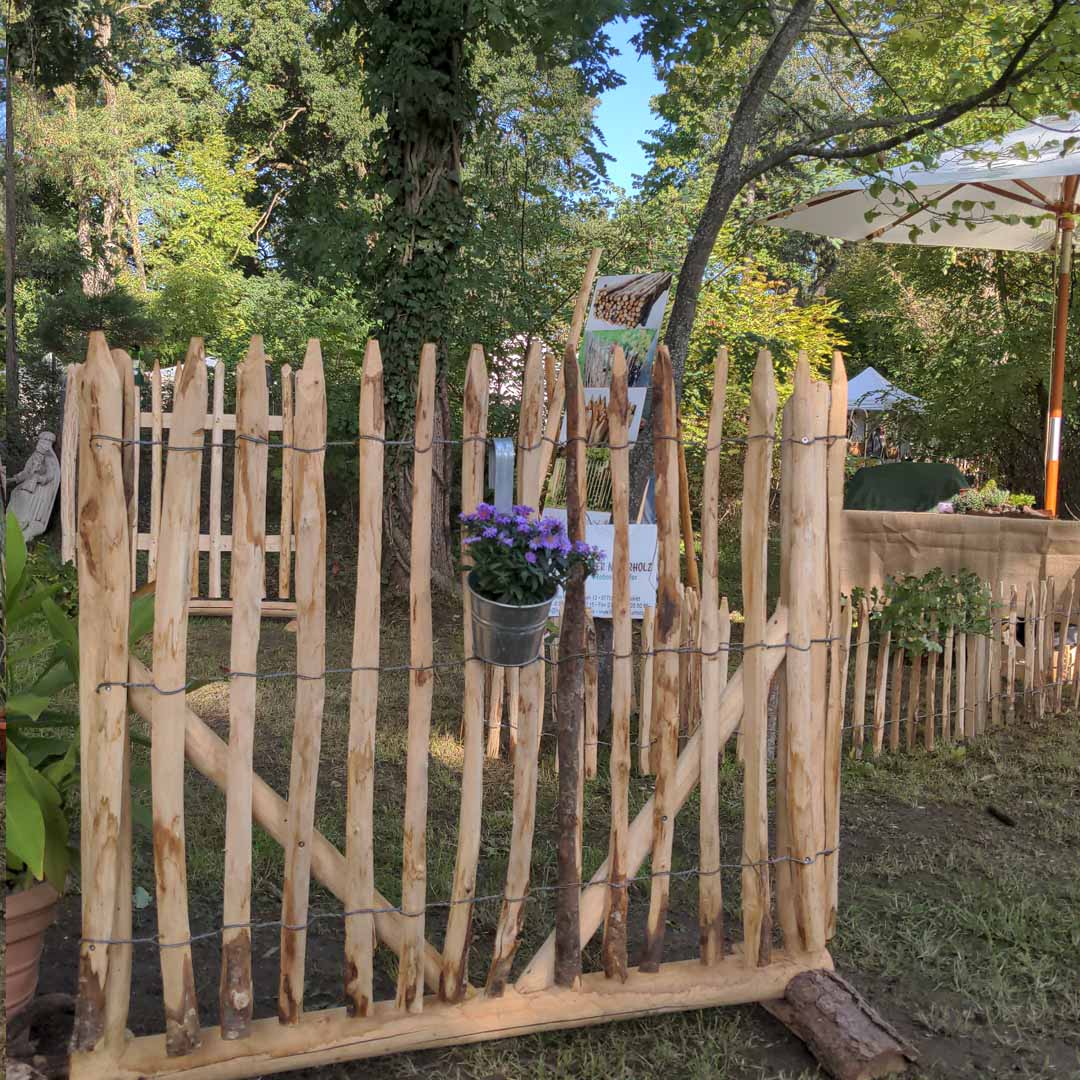 Staketenzaun 120 cm hoch