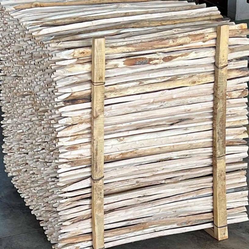 Einzelstaketen Kastanie 100 cm – gespalten