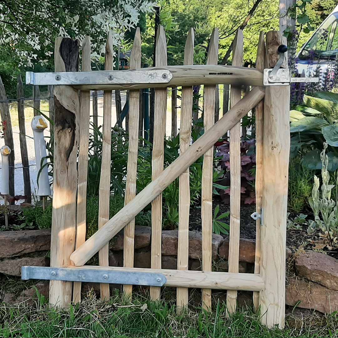 Holztor einflügelig | Torbogen